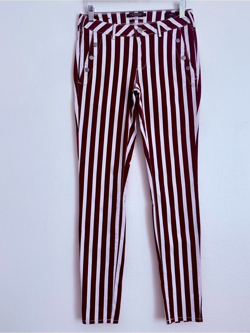 Scotch & Soda Madison Scotch Hip Hop Viola Skinny Snap Pockets Streetwear 28/32